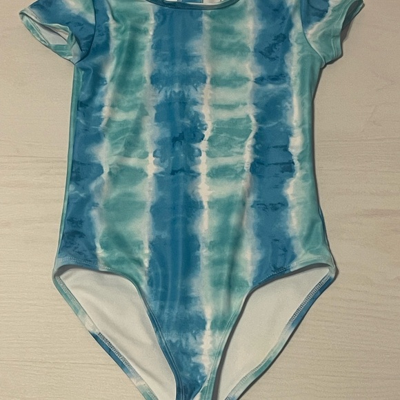 DSG Aqua Tie-Dye Kids Bodysuit - Picture 1 of 3